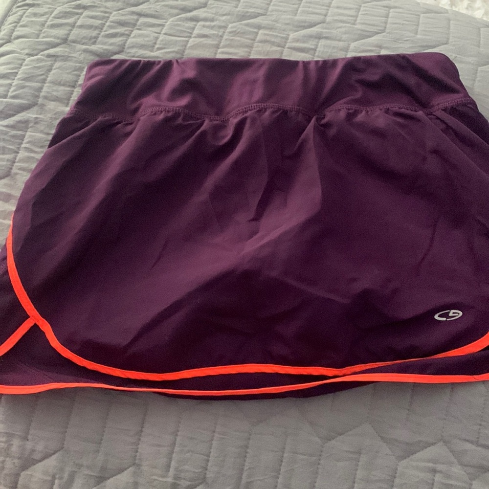 A nice comfy tennis skirt with built in shorts.